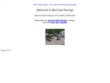 Tablet Screenshot of mccrash-racing.co.uk